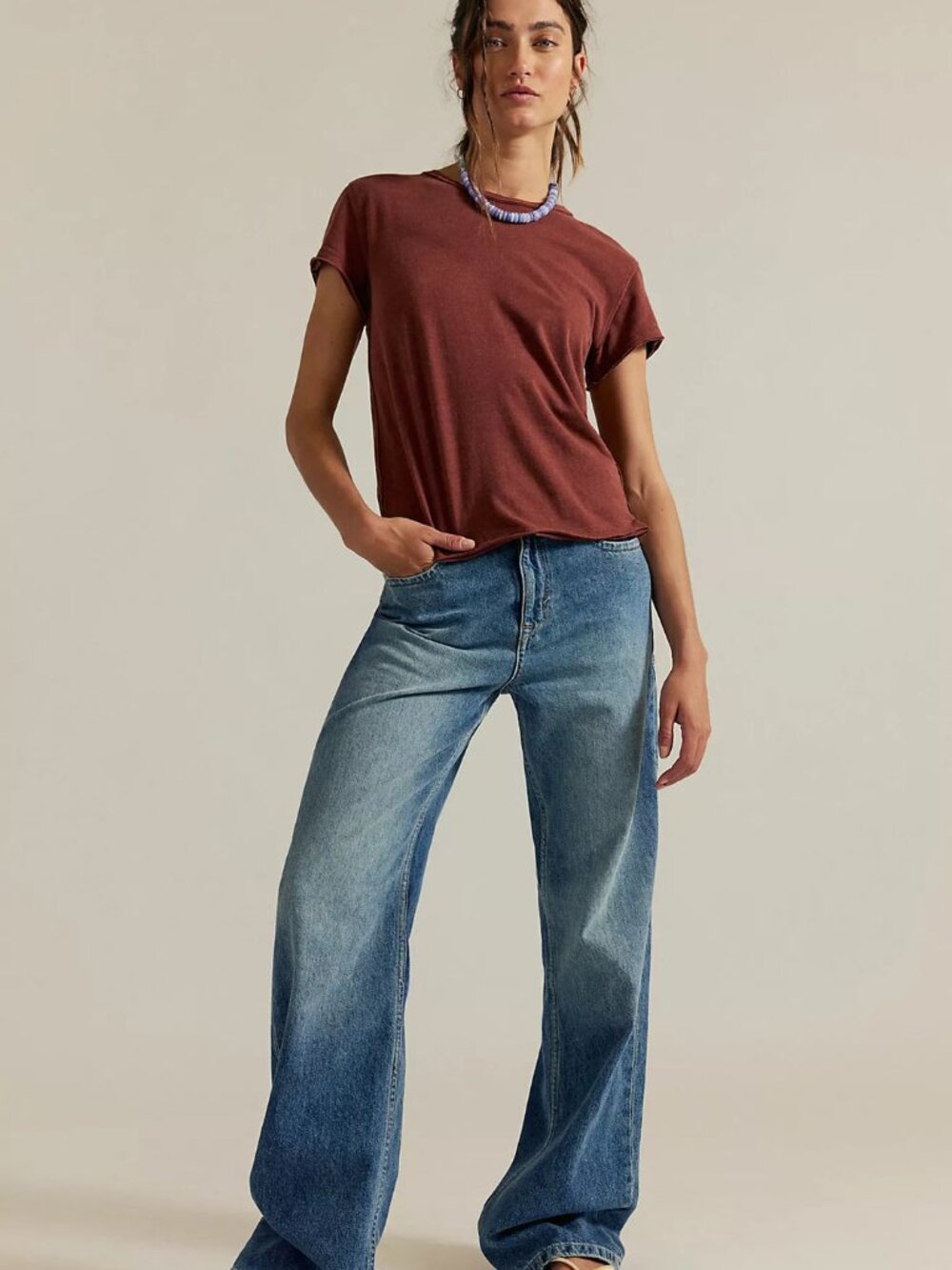 Free People We The Free Tinsley Baggy High-Rise Jeans